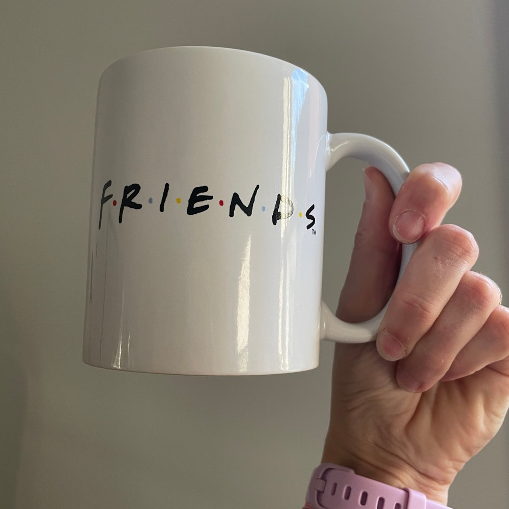 Friends TV Show Central Perk Coffee‎ Mug White Ceramic Nostalgic 90s Trendy
